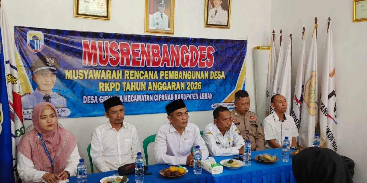 Musrenbangdes Desa Girilaya Tahun Anggaran 2026